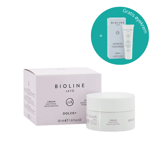 Hovedbilde Bioline Dolce+ Soothing Moisturizing Cream 50ml + Gratis øyekrem
