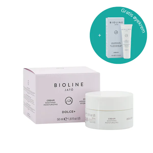 Hovedbilde Bioline Dolce+ Soothing Moisturizing Cream 50ml + Gratis øyekrem
